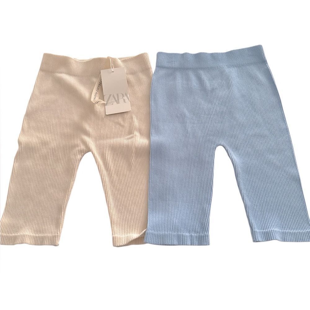 Zara Bundle of 2 Solid Bike Ribbed Limitless
Contour Collection short NWT